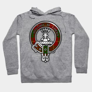 Clan Cameron Tartan Crest Hoodie